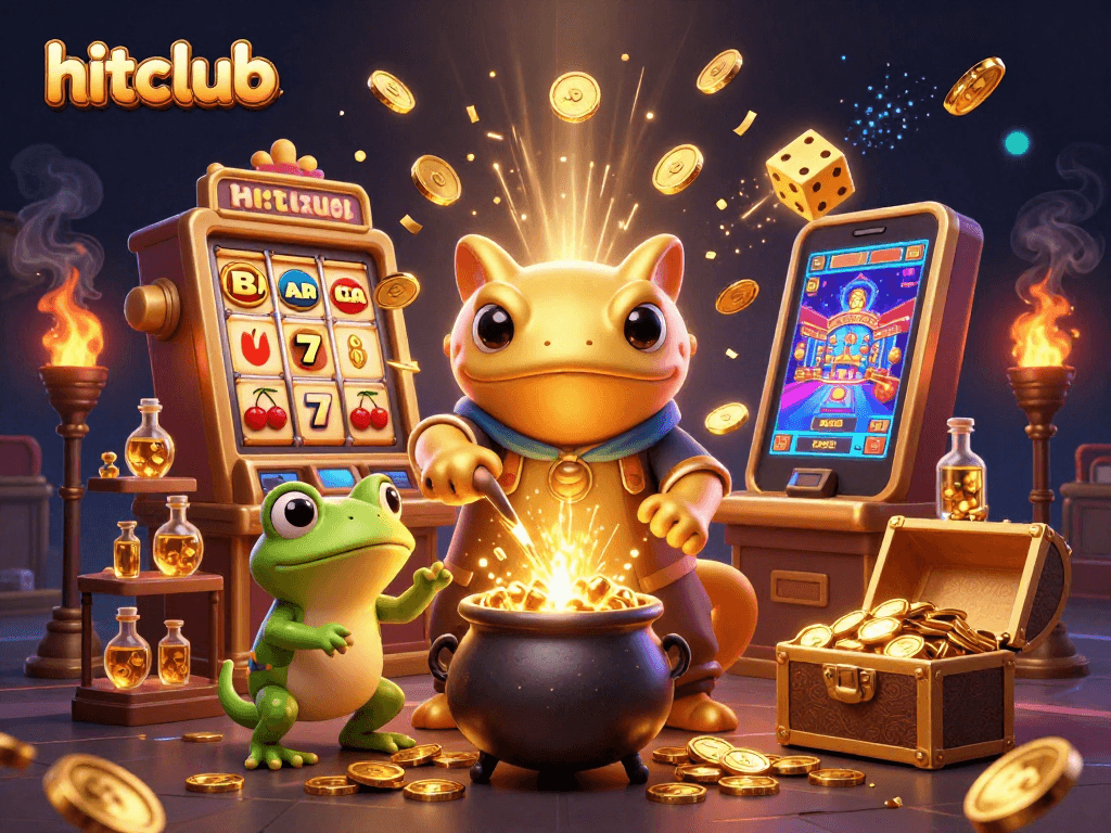 Engage in thrilling gameplay at hitclub with a vibrant scene of casino excitement and rich rewards.