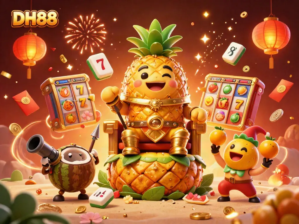 Engage in thrilling gameplay at DH88 with dynamic slots and a vibrant casino setting.