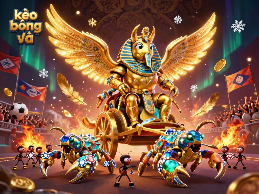 Engage with kèo bóng đá betting excitement through vivid sports-themed 3D digital art.