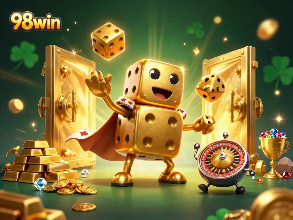 Spin the reels with 98win and experience the thrill of casino adventures in a vibrant 3D world!
