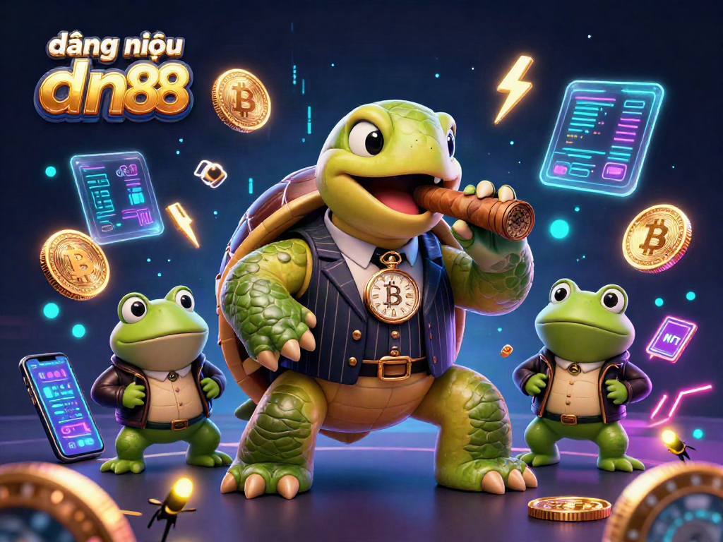 Engage with the thrilling world of đăng nhập dn88 featuring iconic characters in a vibrant 3D casino setting.