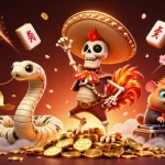 Experience keo truc tuyen with vibrant casino-themed characters and festive elements celebrating betting culture.