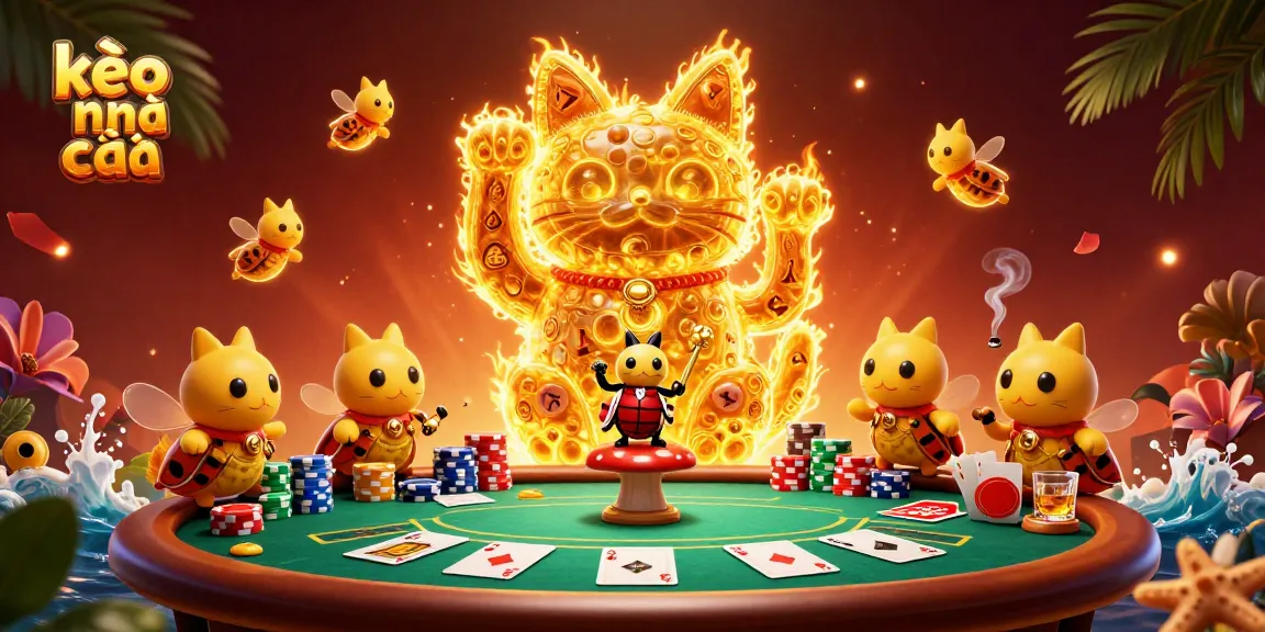 Experience kèo nhà cái with vibrant casino-themed elements showcasing luxury and excitement.