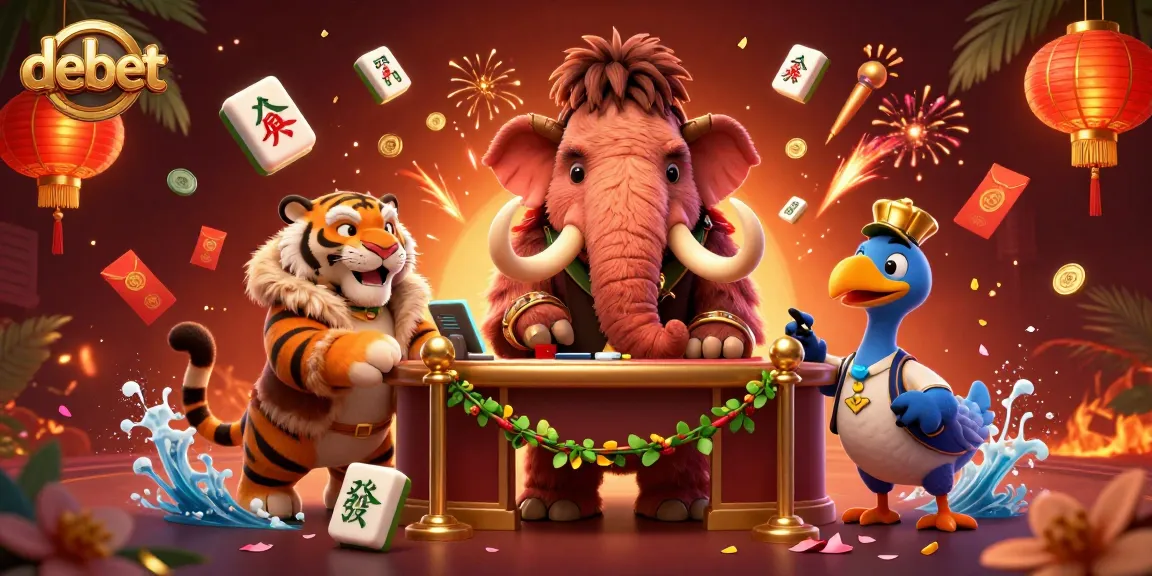 Engage with debet's unique casino experience featuring vibrant characters and rich gaming elements in action.