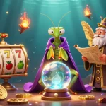 Experience 3WIN's vibrant slots with a mystical twist featuring fortune tellers and crypto treasures.