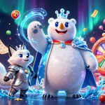 Join the excitement at Sunwin as animated characters enhance the gaming experience with lottery fun.