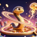 Experience the excitement of betting at 3win with astronaut mice on a cosmic roulette wheel.