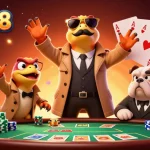 Join the action at hello88 com with three raptors cleverly disguised at a casino VIP entrance.