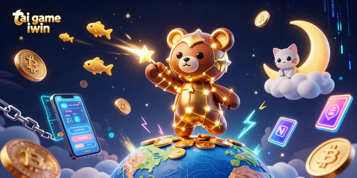 Engage in exciting tai game iwin gameplay with a vibrant cosmic illustration of animated characters.