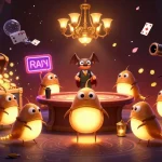 Experience thrilling đánh bài đổi thưởng with vibrant graphics and interactive gameplay in this dazzling casino scene.