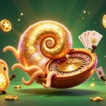 Play exciting games at 789bet with a giant nautilus roulette and vibrant casino elements.
