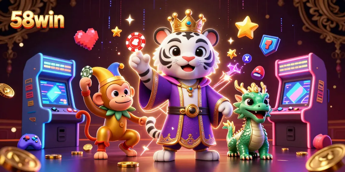 Experience thrilling gameplay at 58win with vibrant characters and engaging casino elements.