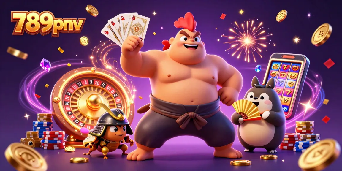 Experience thrilling action at 789pnv with the powerful sumo rooster, fierce samurai cricket, and tanuki announcer.