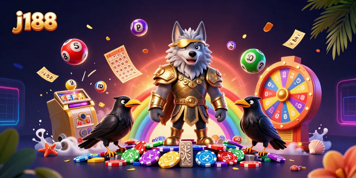 Engage with the vibrant gaming world of j188 featuring animated Norse mythology-inspired characters.
