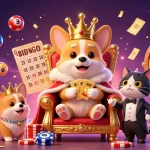 Join the fun with 11WIN as the royal corgi and allies celebrate! Stunning 3D casino scene.