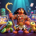 Engage in thrilling gaming with xo88, featuring a vibrant 3D illustrated casino adventure scene.