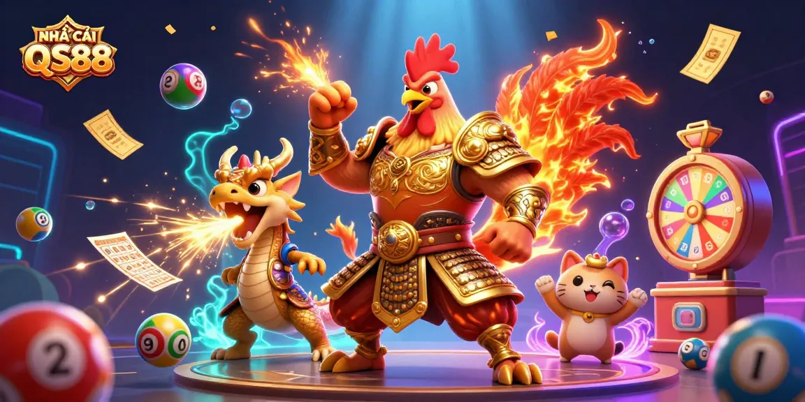 Experience vibrant gaming moments at NHÀ CÁI QS88 with dynamic characters and gaming elements.