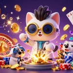 Experience exhilarating gaming moments at 23win with a vibrant, action-packed casino scene.