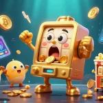 Experience thrilling wins with 789win's animated slot adventure featuring vibrant gold coins and crypto elements.