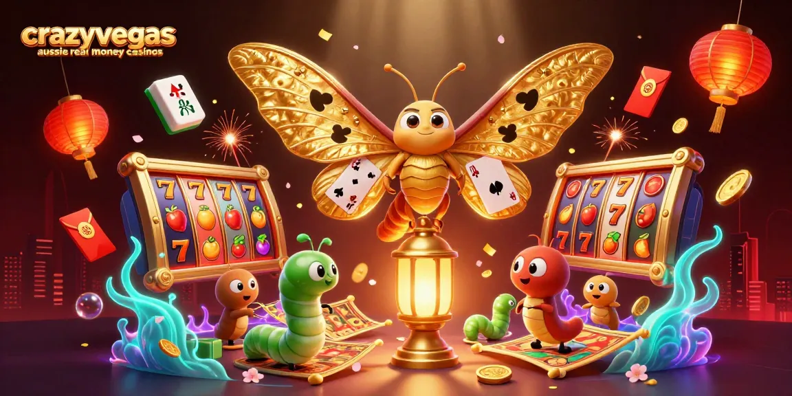 Join the fun at crazyvegas aussie real money casinos with our vibrant casino-inspired 3D illustration.