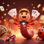 Engaging 88aa casino scene with a cartoon dealer, high-roller snail, and exciting game elements.