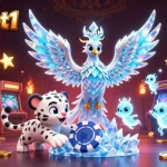 Play slot games for fun at 789f-bet1 with a vibrant casino-themed 3D illustration.